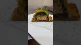 salmon coulibiac shortsviral shortvideo shorts food short cooking reels shots foodie chefs [upl. by Mccafferty]