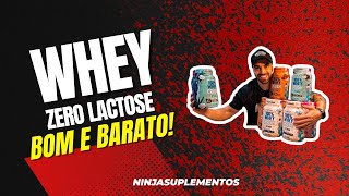 WHEY ZERO LACTOSE BOM E BARATO WHEY CRUSH  REVIEW [upl. by Nnawtna580]