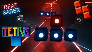 Tetris Trap Remix ⚔ Beat Saber Custom Song [upl. by Nimoynib]