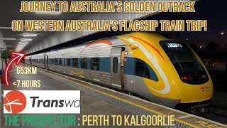 Journey to Australias Golden Outback by Train  TransWa Prospector Perth to Kalgoorlie Review [upl. by Constance]