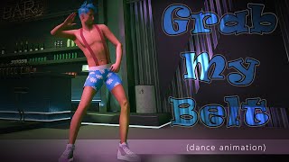 MD  Grab My Belt  dance 3d animation for Sansar virtual world [upl. by Asilad]