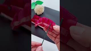 rose ribbon rose shortvideo viralvideo [upl. by Congdon272]