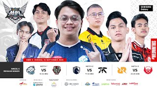 🔴 LIVE  MPL ID S14  Regular Season Hari 3 Minggu 6  Bahasa Indonesia [upl. by Angelika]