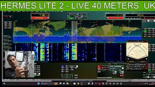 HERMES LITE 2 THETIS LIVE [upl. by Llechtim804]