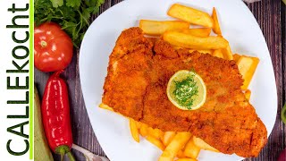 Paprika Balkan Schnitzel mit typischer Paprikasoße Rezept [upl. by Beverle]