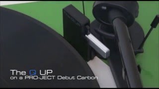 The Q UP on a PROJECT Debut Carbon Turntable [upl. by Gorga39]