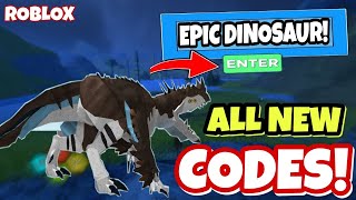 ALL NEW CODES in DINOSAUR SIMULATOR 2020  Epic Dinosaur ROBLOX [upl. by Eniala]