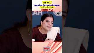 If We Divide Any Number by Zero What Do We Get  Sudhanshu Singh Rank 2  ESE Mock Interview PW [upl. by Enerak]