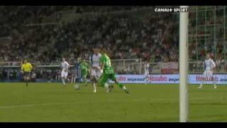 AJ Auxerre vs SaintEtienne 10 Ireneusz Jelen  GOAL [upl. by Bergman]