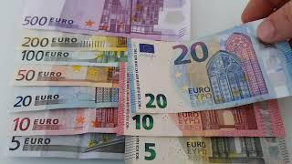 Euro banknotes old vs new [upl. by Orji]