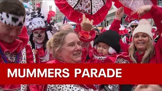 Mummers Parade begins New Years Day strut around Philadelphia [upl. by Immak659]