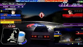 Initial D Arcade Stage Zero AE86 vs MR2  Irohazaka [upl. by Nakre]