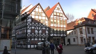 Weihnachtsmarkt Erfurt 201523  Anger Fischmarkt und Krämerbrücke [upl. by Enilorak69]