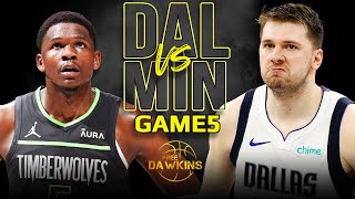 Dallas Mavericks vs Minnesota Timberwolves Game 5 Full Highlights  2024 WCF  FreeDawkins [upl. by Zetana227]