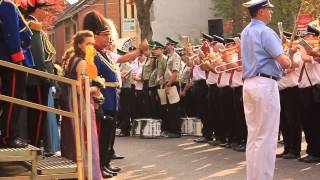 Großer Zapfenstreich beim Schützenverein Klein Jerusalem 1854 eV  SchützenfestMontag 6 Mai 2013 [upl. by Neerroc]