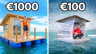 €100 vs €1000 Woonboot Bouwen [upl. by Janina]