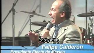 Felipe Calderon el pastor evangelico [upl. by Avlis]