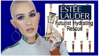 13 Hour Wear Test Estee Lauder Futurist Hydrating Rescue Moisturizing Foundation [upl. by Aliemaj47]