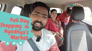 Spent the whole day in Ayodhyas Market  Ayodhya Full day vlog [upl. by Atikel]