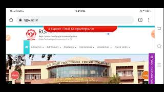 RGPV online exam  RGPV EXAM Update  RGPV ONLINE EXAM Date 2022 [upl. by Tenay127]