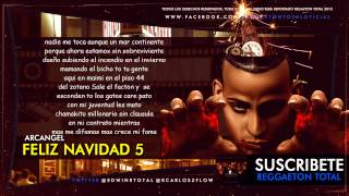 Feliz Navidad 5 Arcangel Tiradera pa wisin 2013 Letra [upl. by Adnocahs]