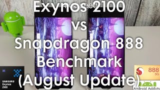 Galaxy S21 Benchmark Test August Update  Exynos 2100 vs Snapdragon 888 [upl. by Soisanahta958]