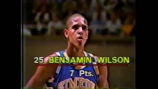 FULL Benji Wilson Basketball Game 1984 IHSA State Championship QF  Chicago Simeon vs Rock Island [upl. by Eednam]