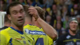 TOP 14  Clermont  La Rochelle  578  Essai 1 David STRETTLE CLE  J26  Saison 20152016 [upl. by Scoville]