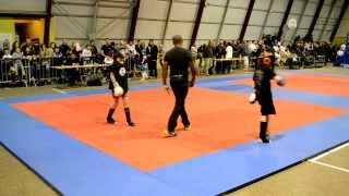 MAGNIFIQUE COMBAT KICKBOXING TOM ROUOT 10 ans en Finale championnat paca 2013 kick boxing [upl. by Okubo]