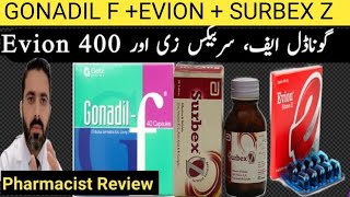 Increase Your Sperm Count Quickly  Gonadil F Surbex z And Evion 400 mg Capsules Benefits [upl. by Fonville]