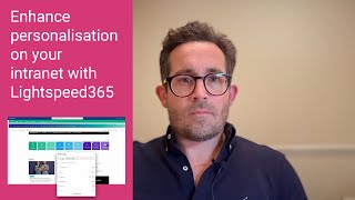 Personalised SharePoint intranet with Lightspeed365 [upl. by Yelroc596]