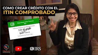 CONSEJOS como crear crédito con ITIN  GUIA COMPLETA [upl. by Yrrak]