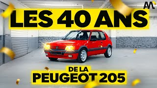 LICÔNE Peugeot 205 fête ses 40 ans  retour sur une histoire folle [upl. by Allenrad]