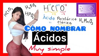 ✅NOMENCLATURA ÁCIDOS 𝙁á𝙘𝙞𝙡 𝙮 𝙍á𝙥𝙞𝙙𝙤 😎​🫵​💯​ Química [upl. by Aenet48]