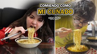 UN DIA COMIENDO COMO MI CUÑADO [upl. by Stevy]