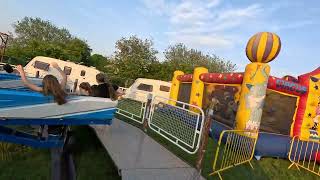 Billy Peels Ski Jump Onride Pov  Waddingtons Funfair Tingley 10052024 [upl. by Sib]