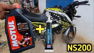 NS200 Performance Upgrade with Motul amp MOS2 Shooter LiquiMoly [upl. by Gunn104]