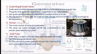 What are the main parts of a ReactionFrancis Turbine  M512 Fluid Mechanics in Tamil [upl. by Abrahams700]