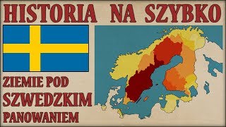 Ziemie pod panowaniem Szwecji latami na mapach  Historia na Szybko [upl. by Amuh538]