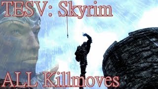 Skyrim Killmoves  Mace amp War Axe [upl. by Chung]