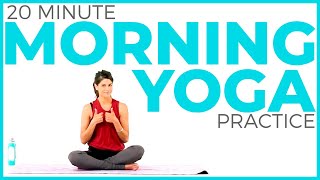 20 minute MINDFUL Morning Yoga Practice [upl. by Nnywg221]