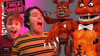 Halloween Nightmare with Five Nights At Freddys Help Wanted Jump Scare Ethan [upl. by Acemaj]