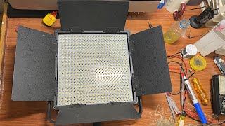 Nanlite CN 600SA LED Studio Light မလင်းတာလေး ကိုပြုပြင်ရအောင် [upl. by Addam942]