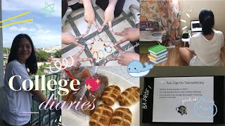 college vlog ‧₊˚🖇️✩ a productive week in the life of a marketing student ꩜ ᐟ [upl. by Antonella]