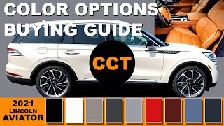 2021 Lincoln Aviator  Color Options Buying Guide [upl. by Nodnal]