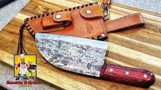 Almazan Kitchen Knife Review  MeatHeadKnivescom  Serbian Chef Knife [upl. by Gaynor]