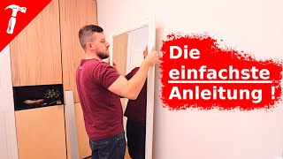 Spiegel aufhängen  Mit der Anleitung geht nichts schief [upl. by Ycnaf417]