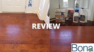 Review Bona Hardwood Floor Cleaning Products 2021 [upl. by Haggai498]