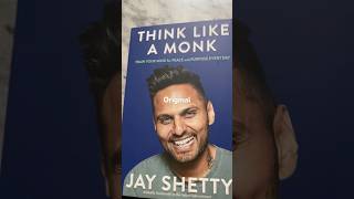 Think Like a Monk by Jay Shetty thinklikeamonk jayshetty books reading selfhelpbooks [upl. by Imotih]