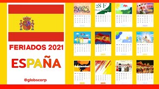 Feriados en España 2021  Calendario  Salario Laboral [upl. by Brahear265]